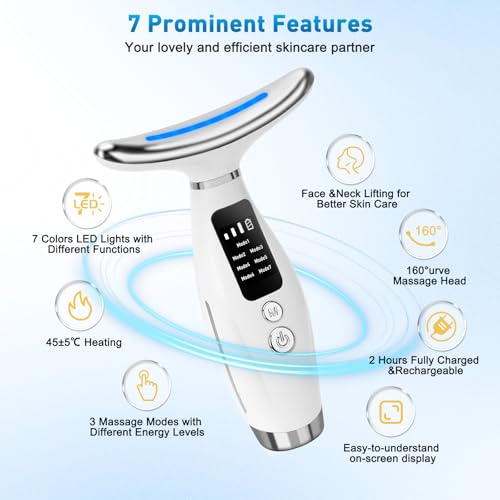 Massaggiatore Lifting Viso e Collo a Luce LED