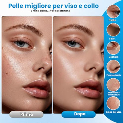 Massaggiatore Lifting Viso e Collo a Luce LED